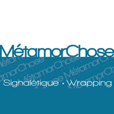 Logo MétamorChose signalétique wrapping